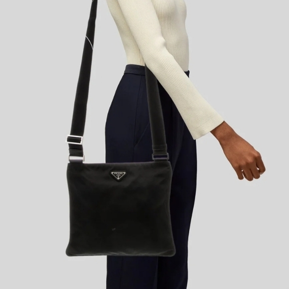 Prada Tessuto Crossbody Bag - Black - Picture 2 of 10
